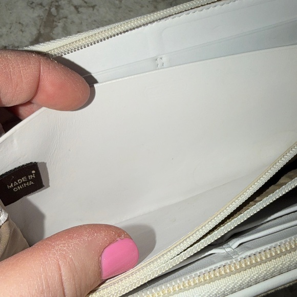 Coach Multicolor Signature Pattern Wallet - Picture 6 of 10